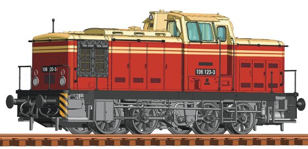 Roco 70258 - German Diesel locomotive class 106 of the DR