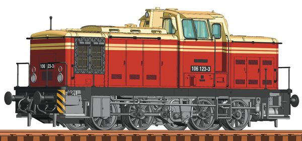 Roco 70259 - German Diesel locomotive class 106 of the DR (DCC Sound Decoder)