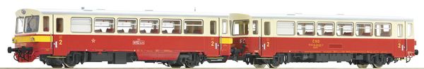 Roco 70374 - Czechoslovakian Diesel railcar class M 152.0 with trailer of the CSD