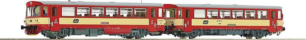 Roco 70376 - Czech Diesel railcar 810 458-0 with trailer of the CD