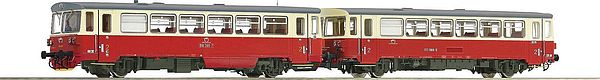 Roco 70380 - Slovakian Diesel railcar 810 365-7 with trailer of the ZSSK