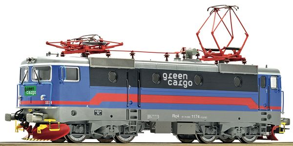 Roco 70458 - Swedish Electric locomotive Rc4 1174, Green Cargo (DCC Sound Decoder)