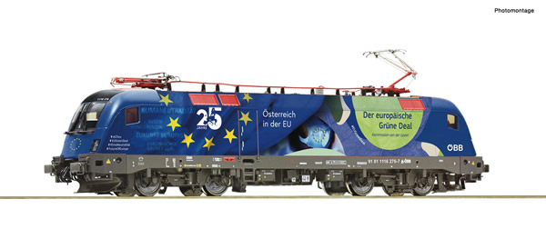 Roco 70502 - Austrian Electric locomotive 1116 276-7 “25 years of Austria in the EU” of the OBB (DCC Sound)