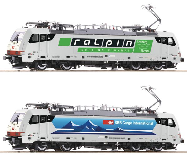 Roco 70652 - Swiss Electric locomotive 186 908-6 of the SBB/RAlpin (DCC Sound Decoder)