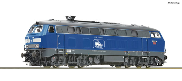 Roco 70755 - German Diesel locomotive 218 054-3 (DCC Sound Decoder)