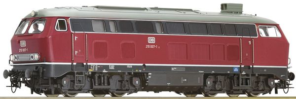 Roco 70765 - German Diesel locomotive 210 007-1 of the DB (DCC Sound Decoder)