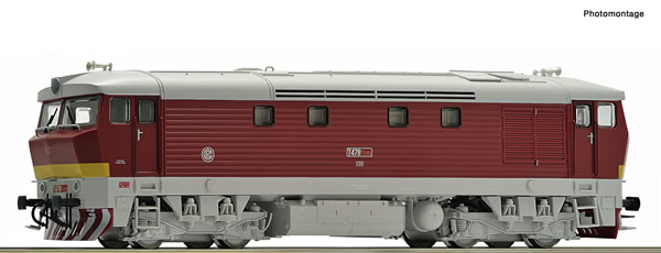 Roco 70921 - Czech Diesel locomotive class T 478.1 of the CSD (DCC Sound Decoder)