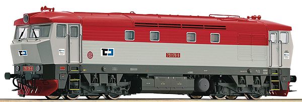 Roco 70927 - Czech Diesel locomotive 751 176-9 of the CD Cargo (DCC Sound Decoder)