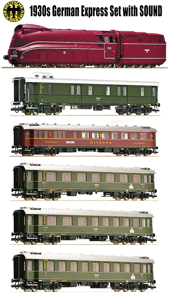 Roco 712041 - 1930s German Era II DRG Express Set