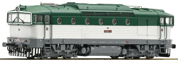Roco 72051 - Czechoslovakian Diesel Locomotive Class T 478.3 of the CSD (DCC Sound Decoder)