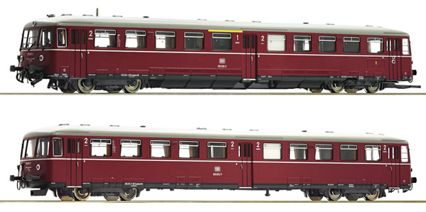 Roco 72081 - German Accumulator railcar class BR 515 w. cab car of the DB (DCC Sound Decoder)