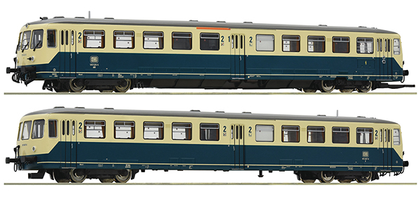 Roco 72083 - German Accu Railcar Class 515 and control cab car of the DB  