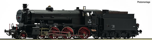 Roco 72125 - Austrian Steam locomotive class 38 of the ÖBB (DCC Sound Decoder)