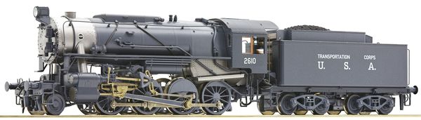 Roco 72155 - USA Steam locomotive 2610 of the USATC (DCC Sound Decoder)