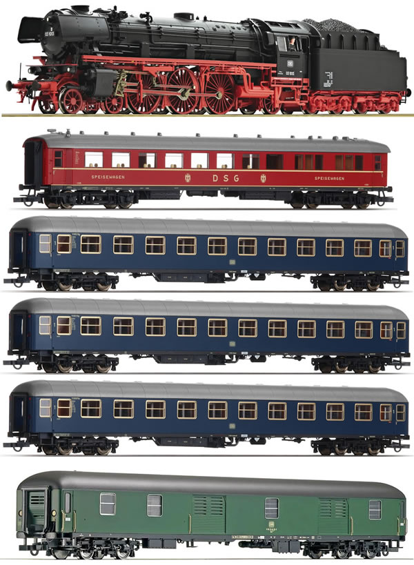 Roco 72217-1 - German Era III DB Schwabenpfeil Express Train