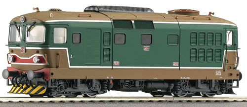 Roco 72899 - Italian Diesel Locomotive D.343 of the FS (DCC Sound Decoder)