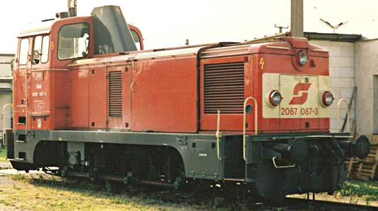 Roco 72907 - Austrian Diesel Locomotive 2067 087-3 of the ÖBB (DCC Sound Decoder)