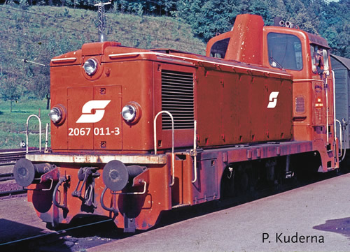 Roco 72909 - Austrian Diesel Locomotive Rh 2067 of the ÖBB (DCC Sound Decoder)