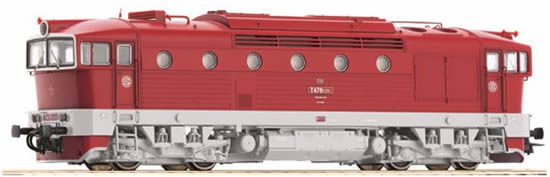 Roco 72963 - Czechoslovakian Diesel Locomotive T478.4 of the CSD (DCC Sound Decoder)