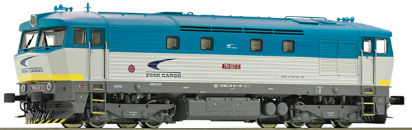 Roco 72968 - Slovakian Diesel Locomotive Rh752 of the ZSSK Cargo                           