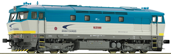 Roco 72969 - Slovakian Diesel Locomotive Rh752 of the ZSSK Cargo (DCC Sound Decoder)