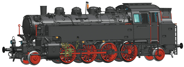 Roco 73024 - Austrian Steam Locomotive Class 86 of the ÖBB                  