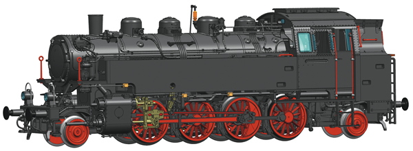 Roco 73025 - Austrian Steam Locomotive Class 86 of the ÖBB (DCC Sound Decoder)