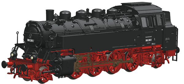 Roco 73026 - German Steam Locomotive 86 261 of the DRG                      