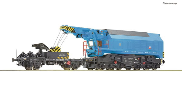 Roco 73038 - Czech Digital railway slewing crane EDK 750 of the CSD (DCC Sound Decoder)