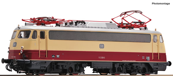 Roco 73077 - German Electric locomotive 112 309-0 of the DB (DCC Sound Decoder)