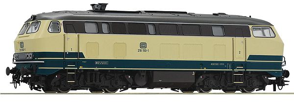 Roco 7310010 - German Diesel locomotive 218 150-1 of the DB (DCC Sound Decoder)