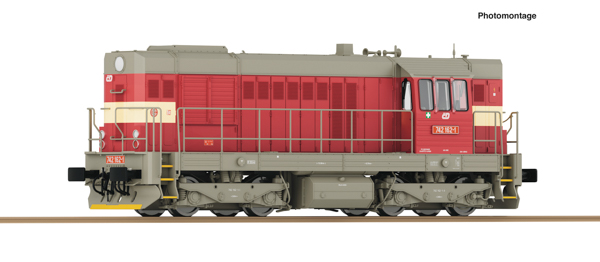 Roco 7310014 - Czech Diesel Locomotive 742 162-1 of the CD (w/ Sound)