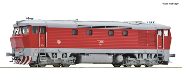 Roco 7310028 - Czech Diesel Locomotive T 478 1184 of the CSD (w/ Sound)