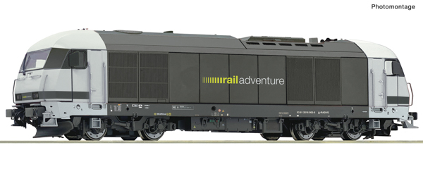 Roco 7310036 - German Diesel Locomotive 2016 902-5 of the Railadventure (w/ Sound)