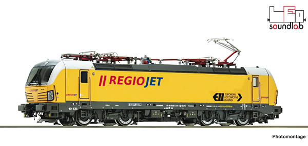 Roco 73217 - Czech Regio Jet Electric Locomotive Class 193 (Advanced Leo Lab Sound) 