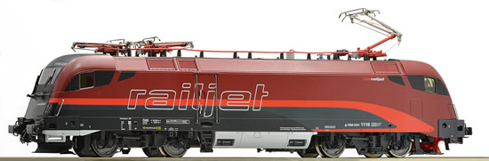 Roco 73234 - Austrian Electric Locomotive 1116 202 „Railjet“ with camera of the ÖBB (DCC Sound Decoder)