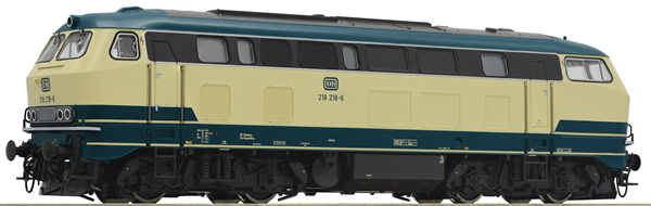 Roco 73727 - German Diesel Locomotive  218 218-6 of the DB (DCC Sound Decoder)