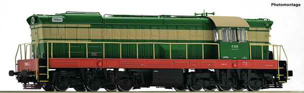 Roco 73775 - Czechoslovakian Diesel locomotive T669.0 of the CSD (DCC Sound Decoder)