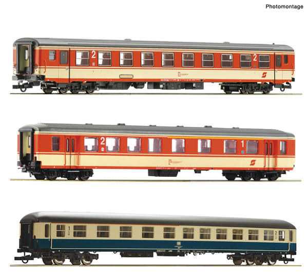 Roco 74051 - 3 piece passenger set 1: Express train “E 712”