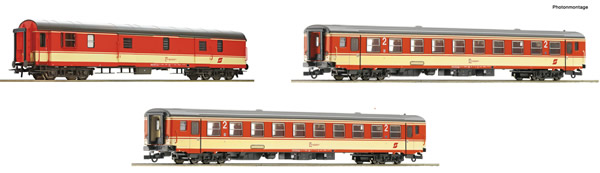 Roco 74052 - 3 piece passenger set 1: Express train “E 712”