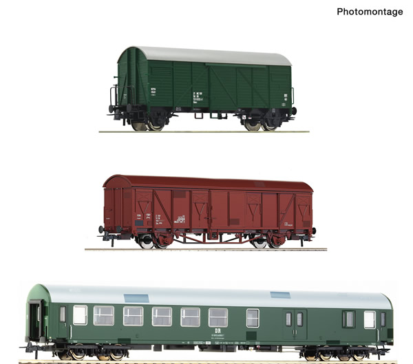 Roco 74053 - 3 piece set: Track maintenance train
