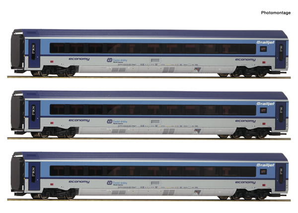 Roco 74067 - 3 piece passenger set: “Railjet”