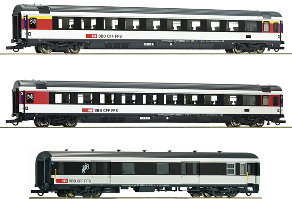 Roco 74082 - 3 piece set Gotthard-Panorama Express
