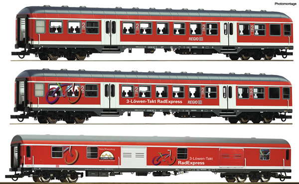 Roco 74099 - German “Fahrrad Express” Set of the DB-AG