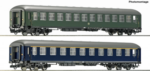 Roco 74113 - 2 piece set: Fast train coaches, Museum Darmstadt-Kranichstein