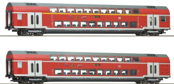 Roco 74149 - 2 piece set: Double-deck coaches