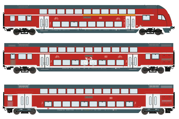 Roco 74151 - German Double Decker Set of the DB AG