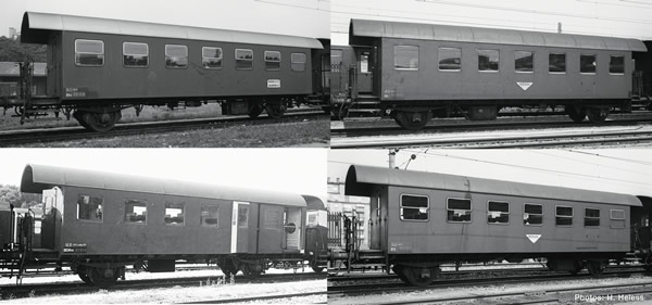 Roco 74162 - Austrian Ribbed wagon Set of the ÖBB