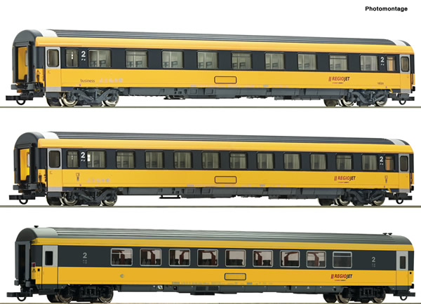 Roco 74183 - 3 piece set: Passenger coaches