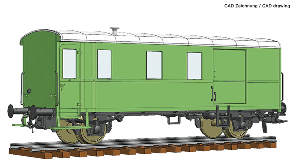 Roco 74220 - Goods train bagagge wagon